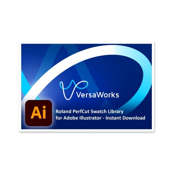 Roland VersaWorks Color Swatch Cut Lines Adobe Illustrator - Instant Download